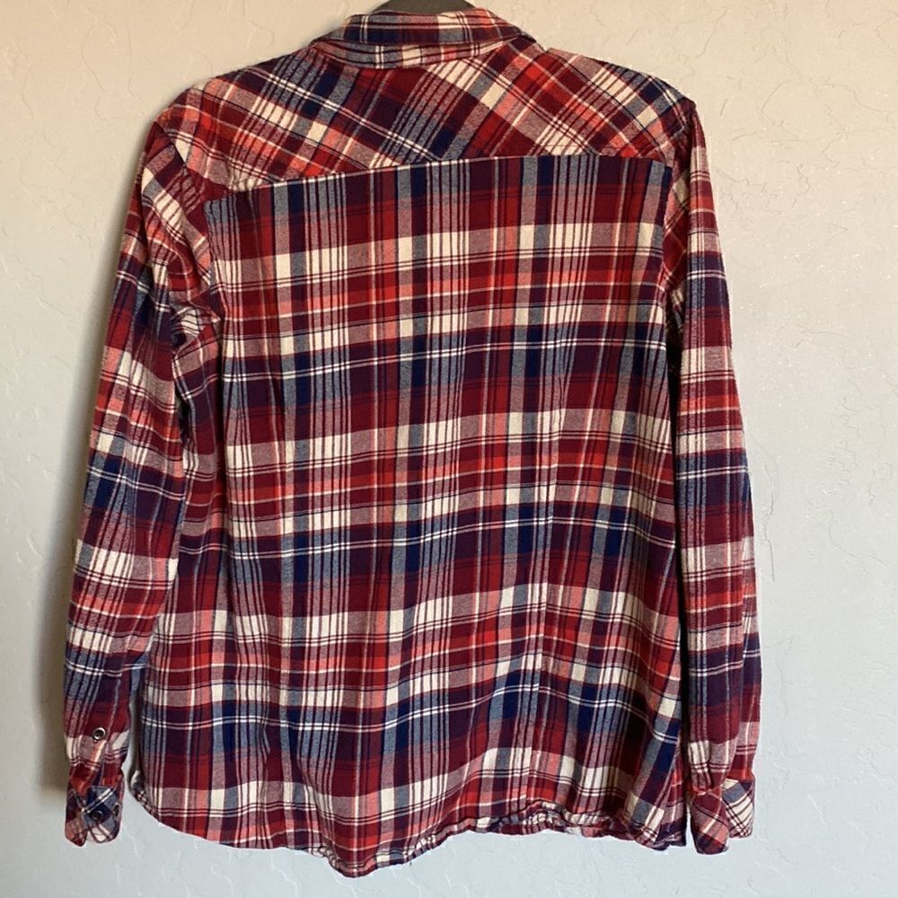 Red and blue flannel - Picture 5 of 6